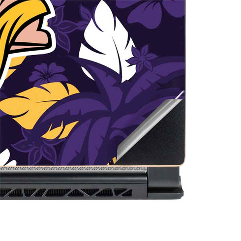 NFL Minnesota Vikings Tropical Print MSI GS65 Stealth Laptop Skin