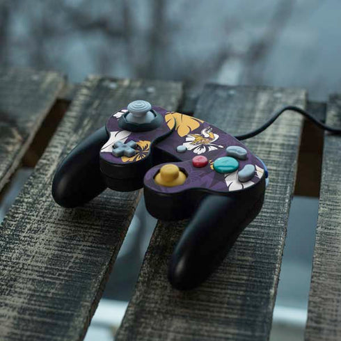 NFL Minnesota Vikings Tropical Print Nintendo GameCube Controller Skin