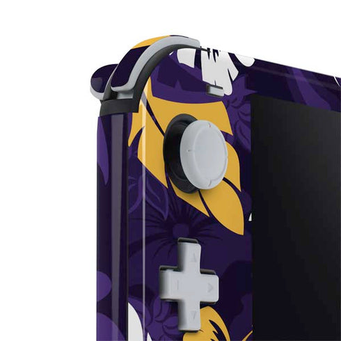 NFL Minnesota Vikings Tropical Print Nintendo Switch Lite Skin