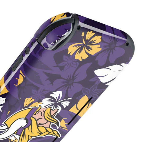 NFL Minnesota Vikings Tropical Print Nintendo Switch Lite Skin