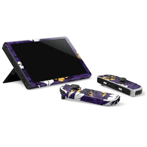 NFL Minnesota Vikings Tropical Print Nintendo Switch OLED (2021) Skin