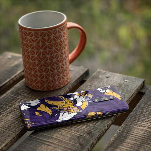 NFL Minnesota Vikings Tropical Print OnePlus 7 Pro Skin
