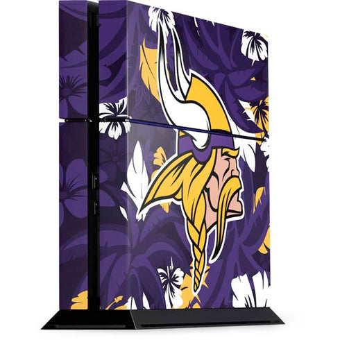 NFL Minnesota Vikings Tropical Print PS4 Console Skin