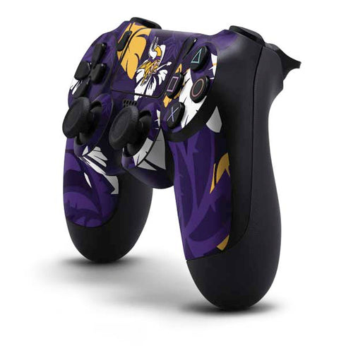 NFL Minnesota Vikings Tropical Print PS4 Controller Skin