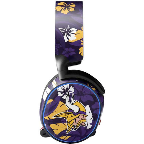 NFL Minnesota Vikings Tropical Print SteelSeries Arctis 3 Skin