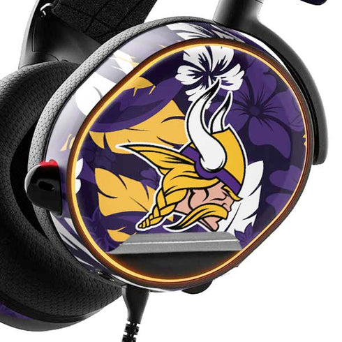 NFL Minnesota Vikings Tropical Print SteelSeries Arctis 3 Skin