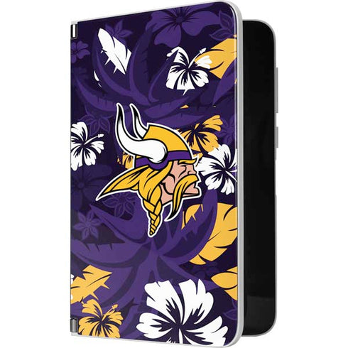 NFL Minnesota Vikings Tropical Print Surface Duo Skin