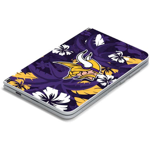 NFL Minnesota Vikings Tropical Print Surface Duo Skin