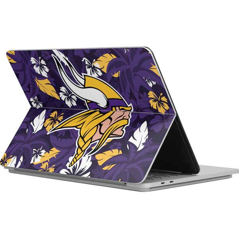 NFL Minnesota Vikings Tropical Print Surface Laptop Studio Skin