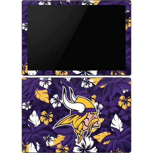 NFL Minnesota Vikings Tropical Print Surface Pro 6 Skin