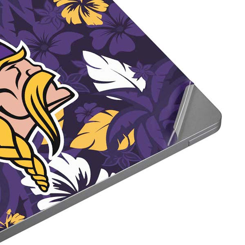 NFL Minnesota Vikings Tropical Print Universal Laptop 18in (14.6 x 10.6in) Skin