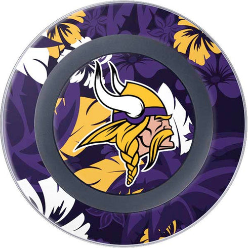 NFL Minnesota Vikings Tropical Print Wireless Charger Skin