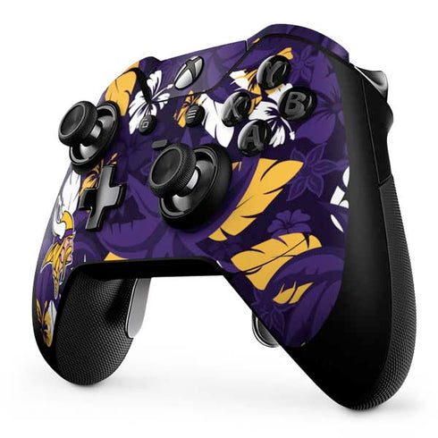 NFL Minnesota Vikings Tropical Print Xbox One Elite Controller Skin