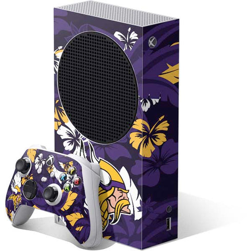 NFL Minnesota Vikings Tropical Print Xbox Series S Bundle Skin