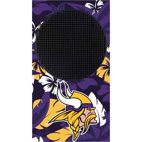 NFL Minnesota Vikings Tropical Print Xbox Series S Console Skin