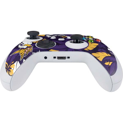 NFL Minnesota Vikings Tropical Print Xbox Series S Controller Skin