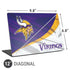 NFL Minnesota Vikings Universal Laptop 12in (9.8 x 6.8in) Skin