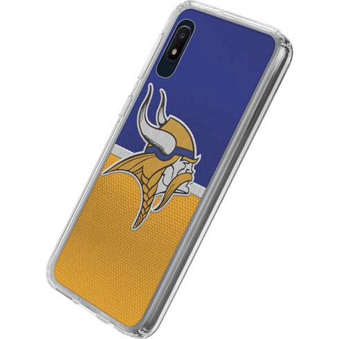 NFL Minnesota Vikings Vintage Galaxy A10e Clear Case