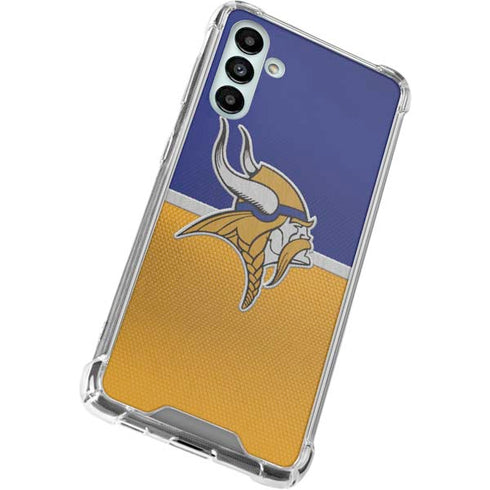 NFL Minnesota Vikings Vintage Galaxy A13 5G Clear Case