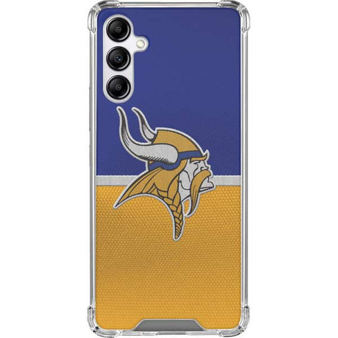 NFL Minnesota Vikings Vintage Galaxy A14 5G Clear Case