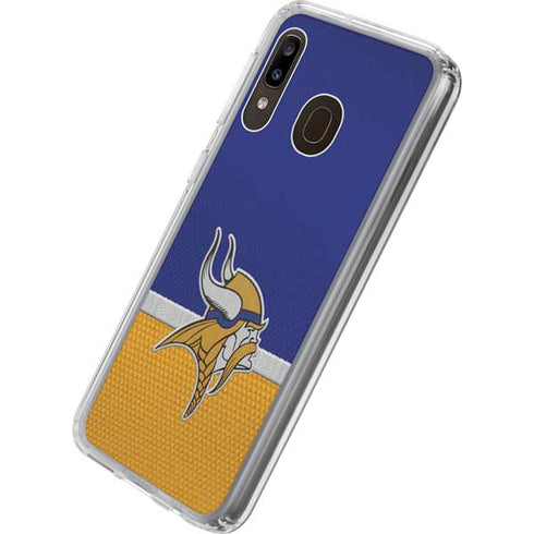 NFL Minnesota Vikings Vintage Galaxy A20 Clear Case