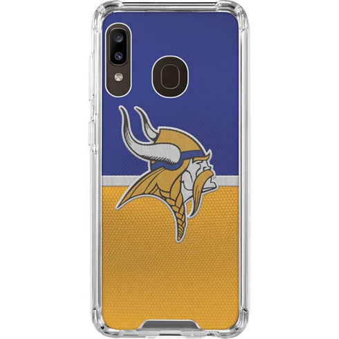 NFL Minnesota Vikings Vintage Galaxy A30 Clear Case