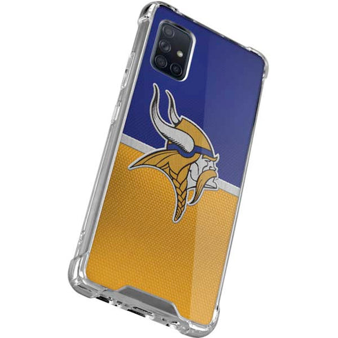 NFL Minnesota Vikings Vintage Galaxy A51 5G Clear Case