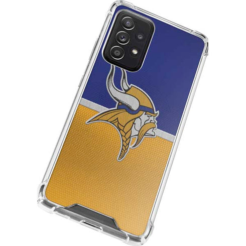 NFL Minnesota Vikings Vintage Galaxy A52 5G Clear Case