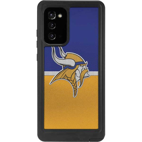 NFL Minnesota Vikings Vintage Galaxy Note20 5G Waterproof Case