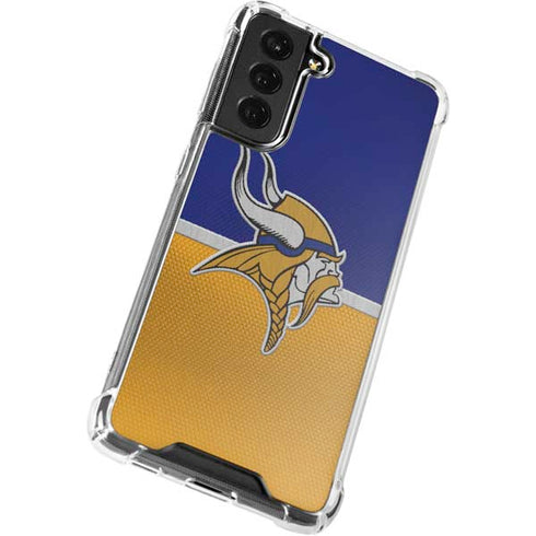 NFL Minnesota Vikings Vintage Galaxy S21 FE Clear Case