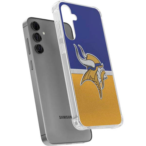 NFL Minnesota Vikings Vintage Galaxy S24 Plus Clear Case