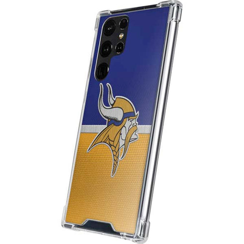 NFL Minnesota Vikings Vintage Galaxy S24 Ultra Clear Case