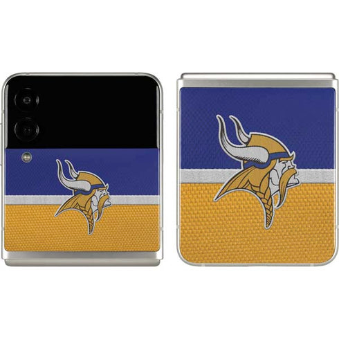NFL Minnesota Vikings Vintage Galaxy Z Flip3 5G Skin