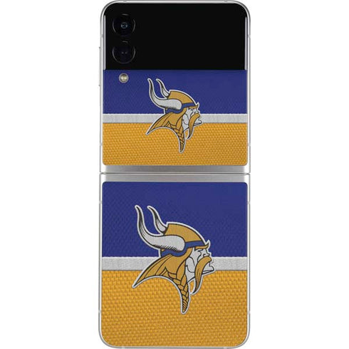 NFL Minnesota Vikings Vintage Galaxy Z Flip3 5G Skin