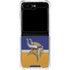 NFL Minnesota Vikings Vintage Galaxy Z Flip5 5G Clear Case