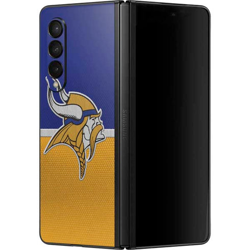 NFL Minnesota Vikings Vintage Galaxy Z Fold3 5G Skin