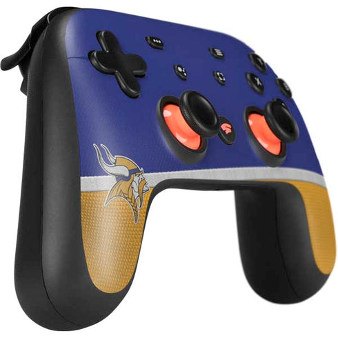 NFL Minnesota Vikings Vintage Google Stadia Controller Skin