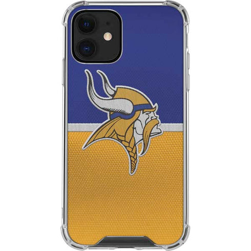 NFL Minnesota Vikings Vintage iPhone 12 Mini Clear Case