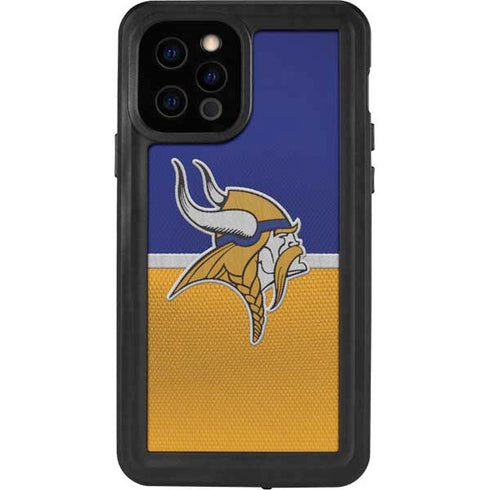 NFL Minnesota Vikings Vintage iPhone 12 Pro Waterproof Case