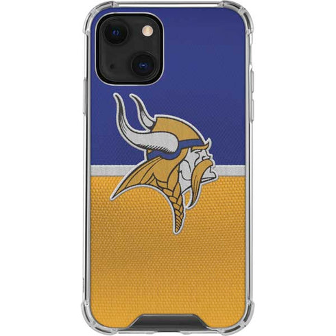 NFL Minnesota Vikings Vintage iPhone 13 Mini Clear Case
