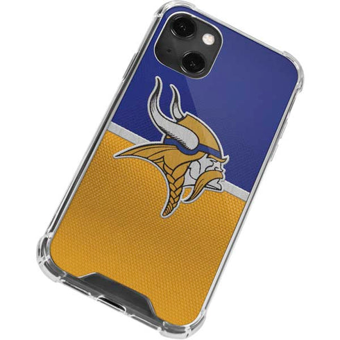 NFL Minnesota Vikings Vintage iPhone 13 Mini Clear Case