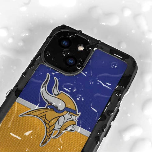 NFL Minnesota Vikings Vintage iPhone 13 Mini Waterproof Case