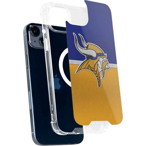 NFL Minnesota Vikings Vintage iPhone 15 Plus MagSafe Case