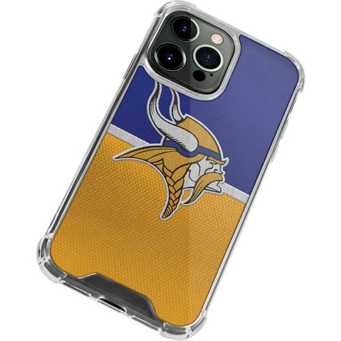 NFL Minnesota Vikings Vintage iPhone 14 Pro Clear Case