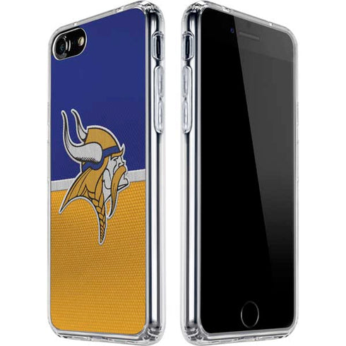 NFL Minnesota Vikings Vintage iPhone SE (2nd & 3rd Gen) Clear Case