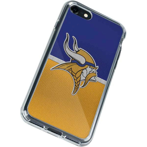 NFL Minnesota Vikings Vintage iPhone SE (2nd & 3rd Gen) Clear Case