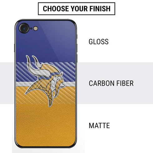NFL Minnesota Vikings Vintage iPhone SE (2nd & 3rd Gen) Skin