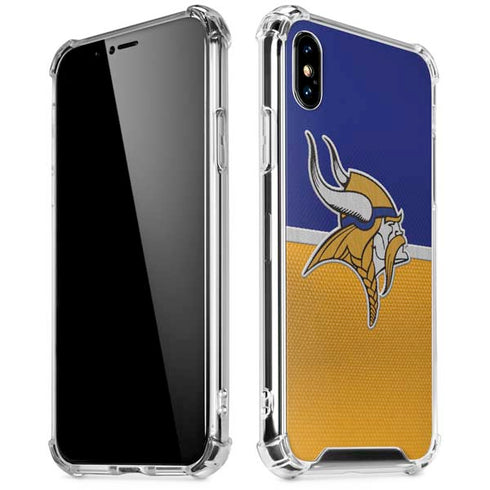 NFL Minnesota Vikings Vintage iPhone X/XS Clear Case