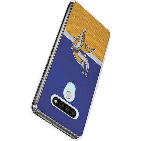 NFL Minnesota Vikings Vintage LG Stylo 6 Clear Case