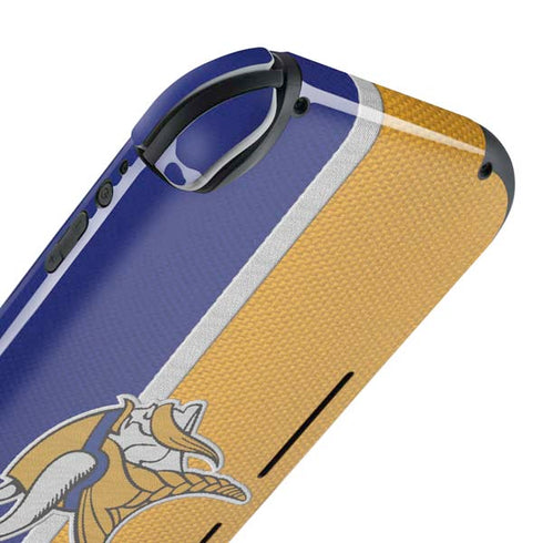 NFL Minnesota Vikings Vintage Nintendo Switch Lite Skin